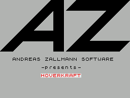 Hoverkraft (1985)(Andreas Zallmann Software)